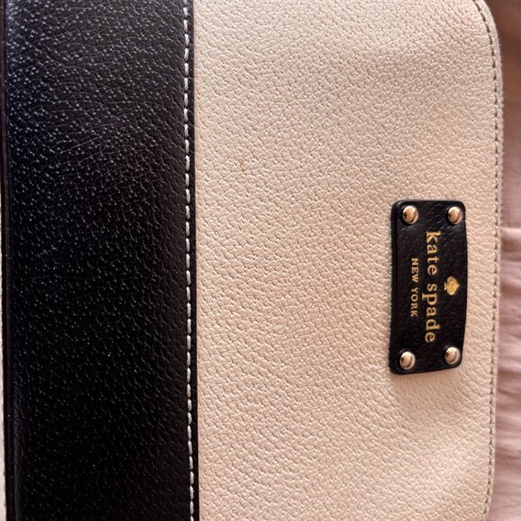 Kate Spade Crossbody Purse Brown/Cream - Picture 3 of 4
